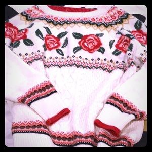Cable knit Christmas sweater